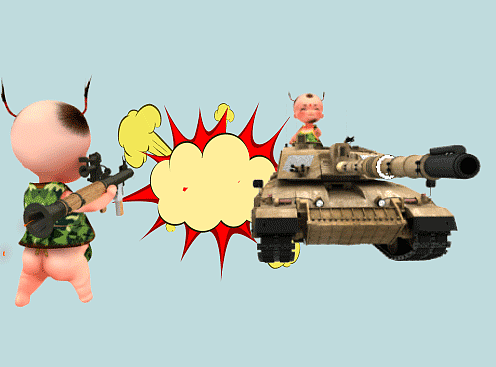 《战狼2》动态表情包向经典致敬