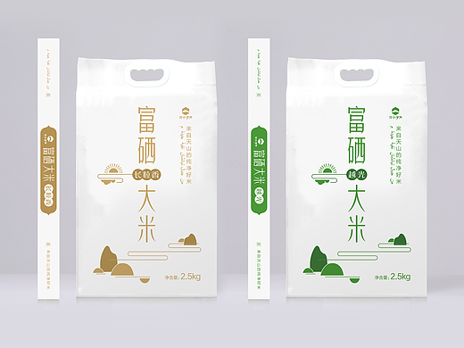 富硒大米包装设计