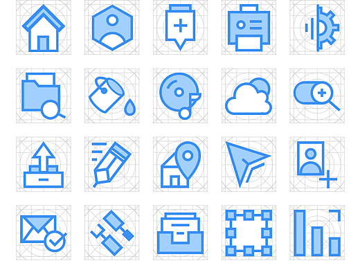 一组线性图标（个人主页-ZMjM1MTc5MzI=） - 图标 - 站酷设计师冰岛设计原创素材 - 站酷ZCOOL