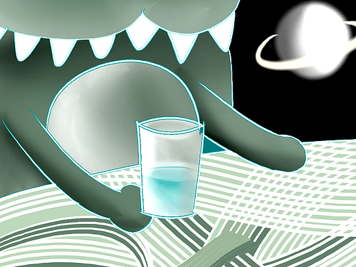 公益广告插画
