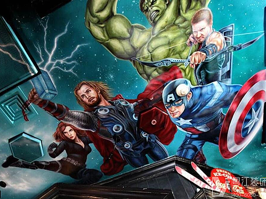 这样的ktv你们喜欢吗（个人主页-ZMjI2MjM0NDg=） - 绘画 - 站酷设计师粤江墙绘原创素材 - 站酷ZCOOL