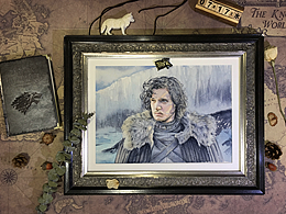 我为《权力的游戏》画插画