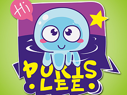 用手绘板临摹的小章鱼