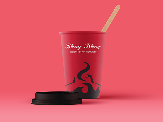 国外火锅店 LOGO设计  VI设计  英文字体设计