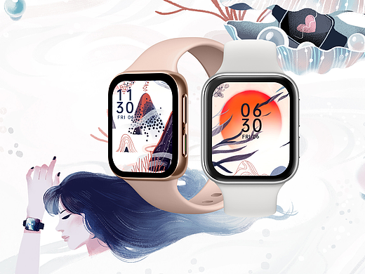 oppo watch-流淌的时间