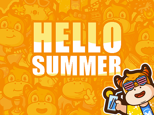 Hello Summer!-My illustrator 2017-B