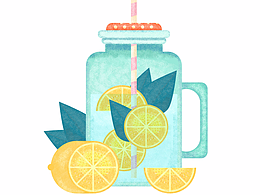 夏日饮料-临摹