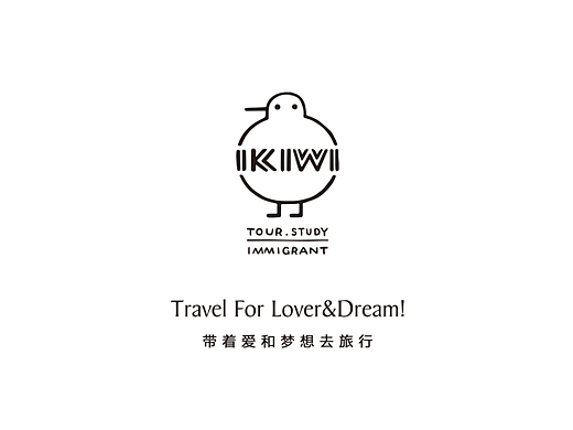 新西兰 IKIWI旅游手册插画设计