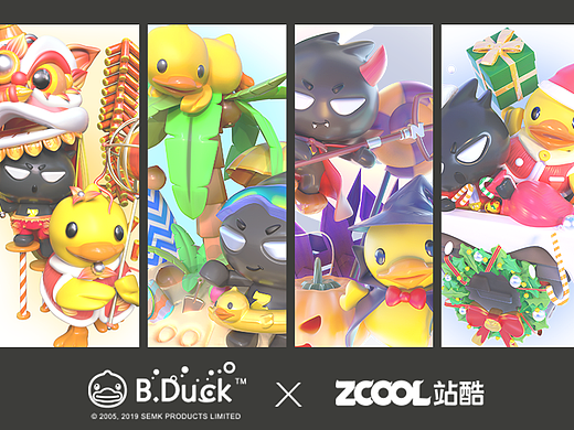 B.Duck小黄鸭 x ZCOOL站酷联名扑克大赛