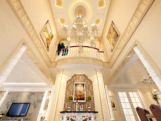 南阳500平别墅简欧风格装修，其乐融融的生活环境（个人主页-ZMjMyMDUyODQ=） - 家装设计 - 站酷设计师美巢装饰王亮原创素材 - 站酷ZCOOL