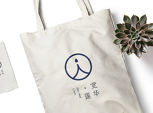 觉华·莲  中国风  禅意  logo