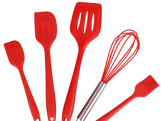 亚马逊产品拍摄修图 硅胶5件套厨具拍摄 硅胶厨具主图