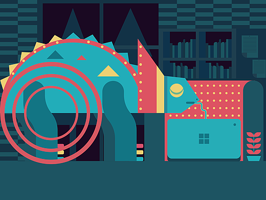 surface创意系列插画