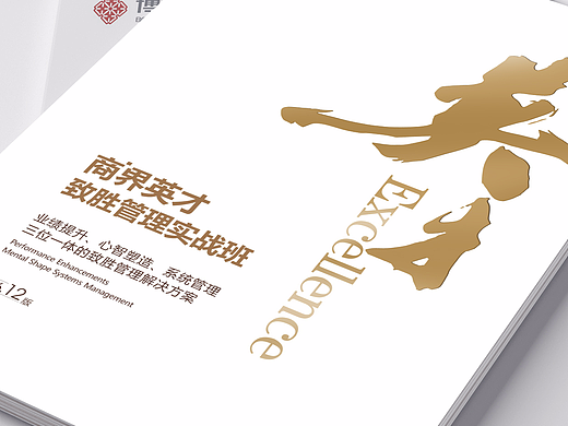 教育培训行简约业风画册