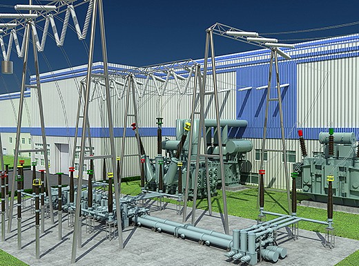 电厂（个人主页-ZMjM3MzIyMTI=） - 其他三维 - 站酷设计师靈乱原创素材 - 站酷ZCOOL