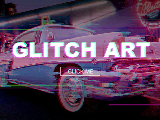 复古轿车故障艺术