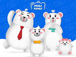 Midea Family · Q版形象设计大赛