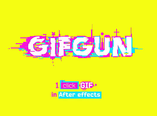AE脚本插件《gifGun》的安装使用教程以及错误提示的解决
