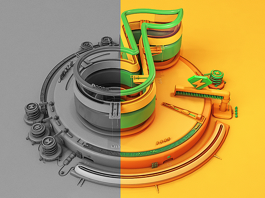 QQ音乐工厂 [ 下篇 . 渲染 ]