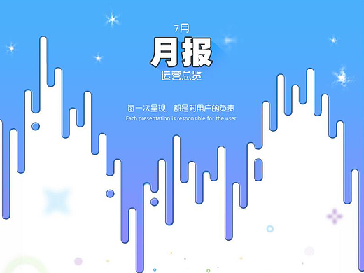 运营月报模板尝试