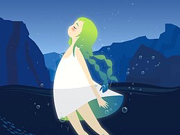 插畫臨摹加修改