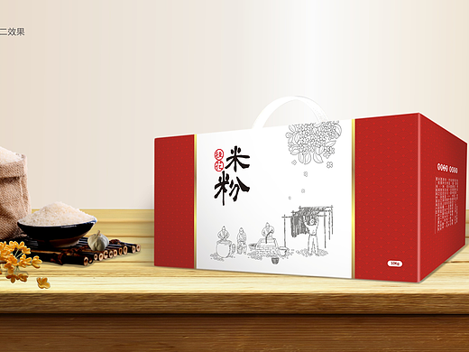 桂花米粉  包装设计