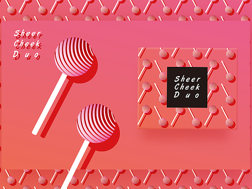 Packaging Design --LOLLIPOP SHEER CHEEK DUO