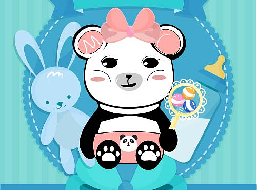 萌系家族熊小美（个人主页-ZNDE3ODY3NzY=） - IP形象 - 站酷设计师一隅而已原创素材 - 站酷ZCOOL