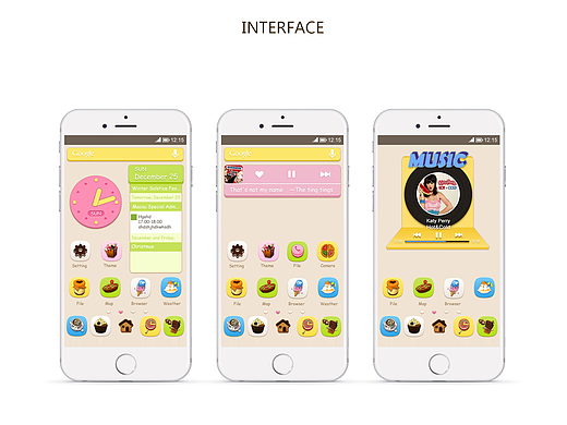 点心美食 主题设计  icon