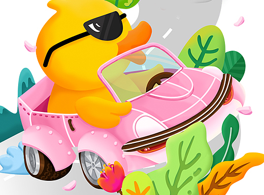 zcool X b.duck 联合扑克牌