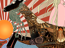 十二星座  插圖設(shè)計