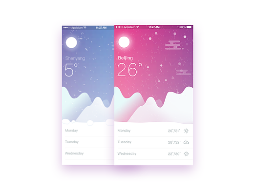 weather UI