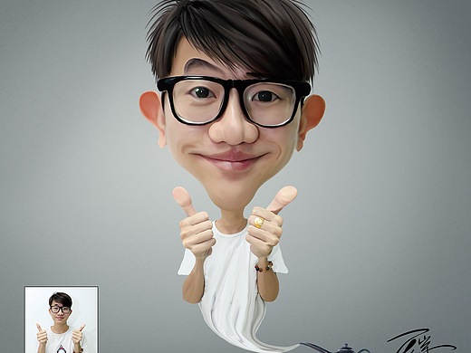 大头人物（个人主页-ZMjMzNjUzMjQ=） - 艺术插画 - 站酷设计师CC崇原创素材 - 站酷ZCOOL