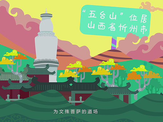 山西忻州城市旅游动漫版