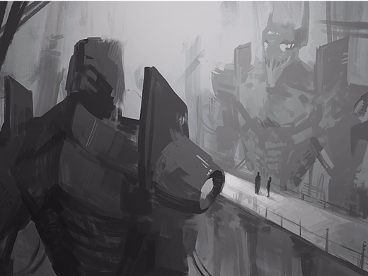 灰色調(diào)練習(xí)（個人主頁-ZMjIxMTYzMDA=） - 游戲原畫 - 站酷設(shè)計師iDnoa原創(chuàng)素材 - 站酷ZCOOL