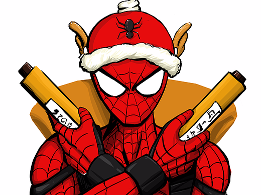 圣诞Ninja小蜘蛛