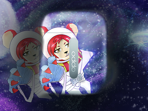 OPPO【鼠年限定】老鼠太空人