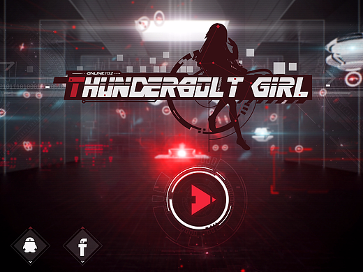 霹雳少女Thunderbolt girl 游戏界面概念设计