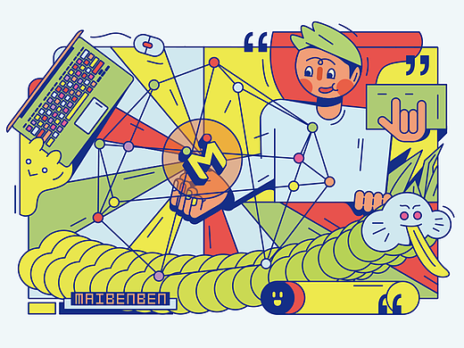 玩出精彩 只为出色 - 麦本本笔记本外壳图案设计