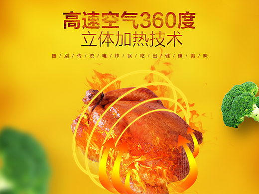 空气炸锅详情（个人主页-ZMjMzMzU3ODQ=） - 电商 - 站酷设计师尼桑1990原创素材 - 站酷ZCOOL