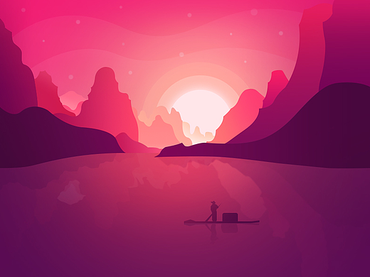 矢量漸變風(fēng)格插畫臨?。▊€(gè)人主頁(yè)-ZMjI0NzcxMjA=） - 其他UI - 站酷設(shè)計(jì)師學(xué)習(xí)的大喵原創(chuàng)素材 - 站酷ZCOOL