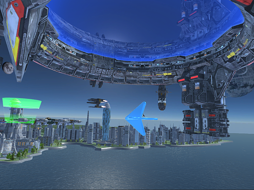 720°量子飞船VR互动游戏体验