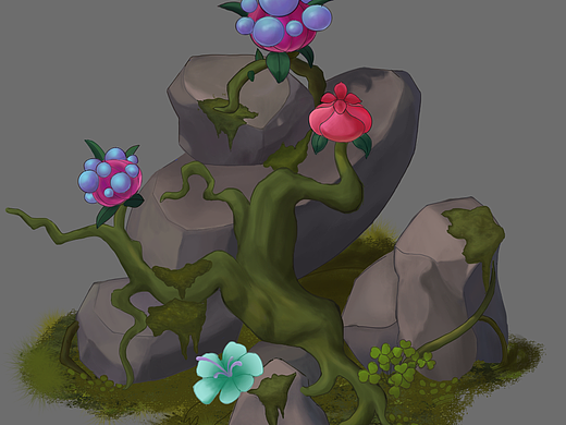 游戏树石（个人主页-ZMjIyMzY5MzI=） - 商业插画 - 站酷设计师一半青山一半绿水原创素材 - 站酷ZCOOL