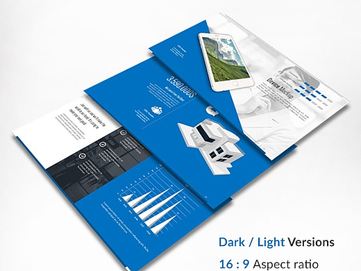 【120页静态】蓝色电子商务PPT模板