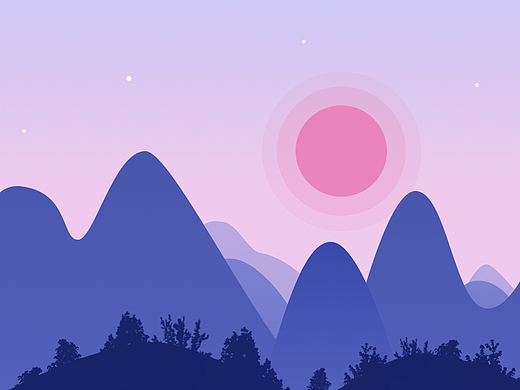 微渐变插画（个人主页-ZMjI0OTI1NDg=） - 艺术插画 - 站酷设计师chloetao1012原创素材 - 站酷ZCOOL