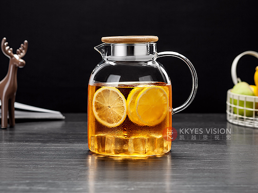 水壶 玻璃水杯 茶壶 静物拍摄 商业产品摄影