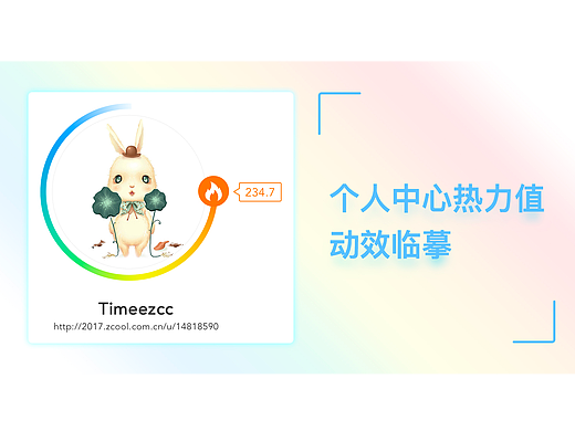 个人中心热力值动效练习