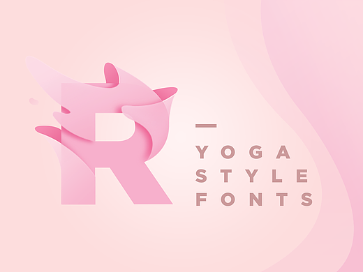 YOGA风格字体