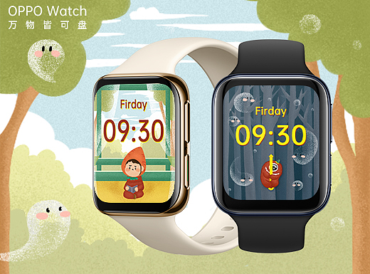 万物皆可盘 - OPPO Watch 表盘设计 - 时间