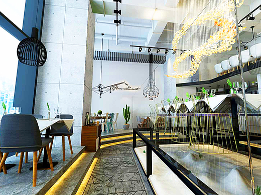 乾誉设计·火米西餐厅